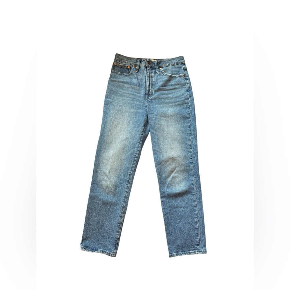 Madewell Women’s Classic Straight Jean Size 27 Medium Wash High Rise